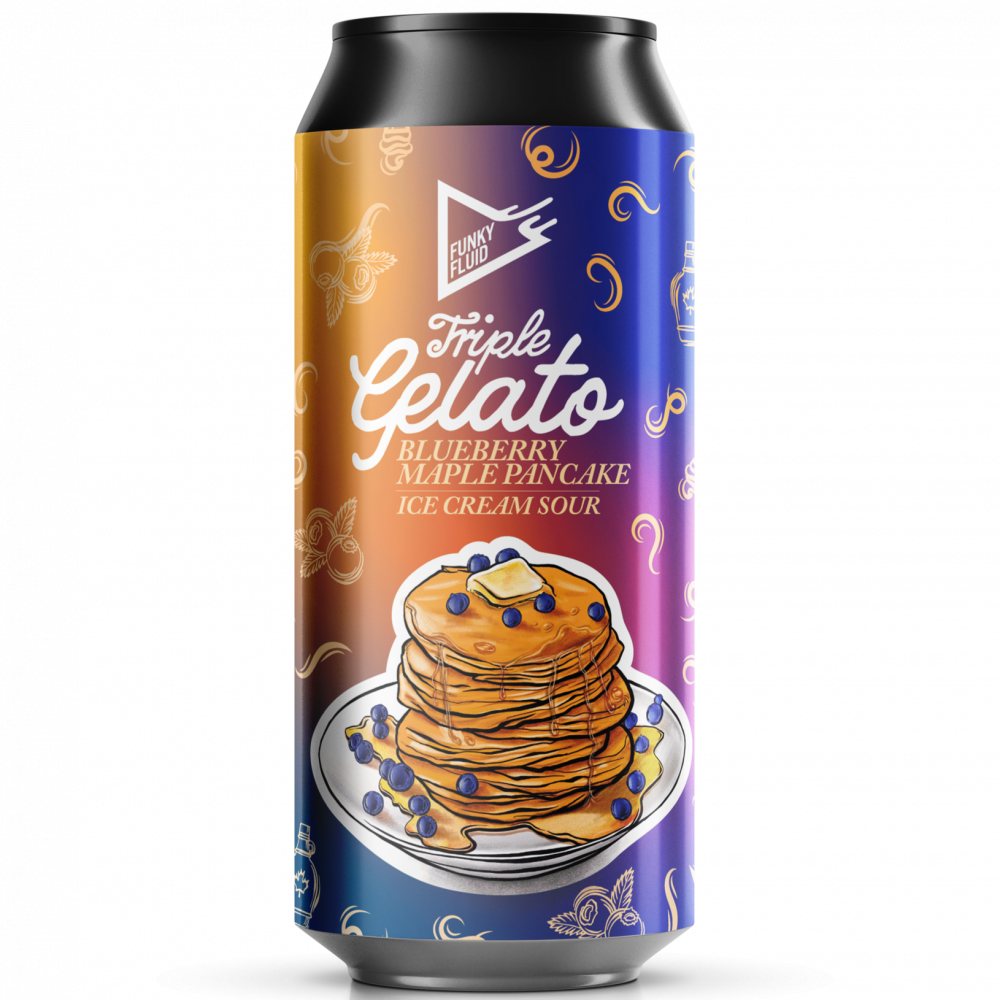 Triple Gelato: Blueberry Maple Pancake 500ml