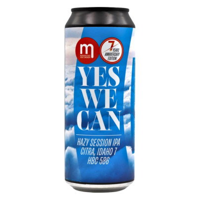 Yes We Can Hazy Session IPA 500ml