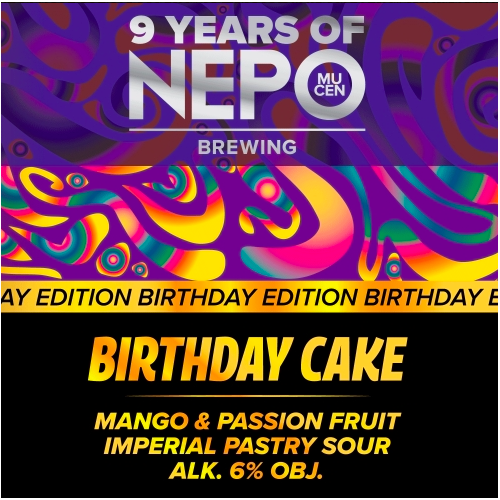 Birthday Cake - 9 Years of NEPO 500ml