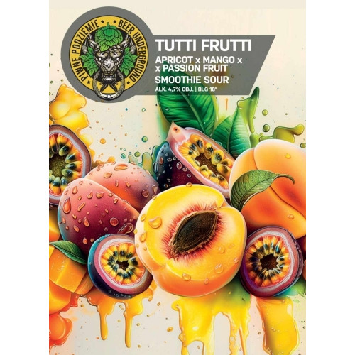 Tutti Frutti Apricot, Mango, Passionfruit 500ml