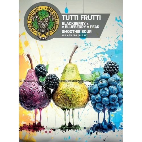 Tutti Frutti Blackberry, Blueberry, Pear 500ml