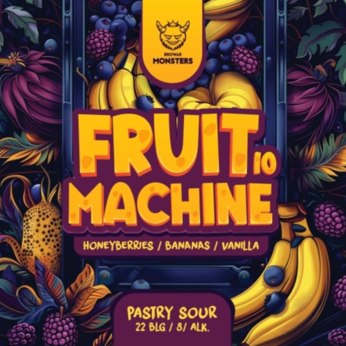Fruit Machine 10: Honeyberries, Bananas, Vanilla 500ml
