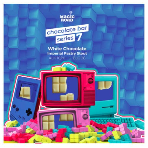 Chocolate Bar Series 7: White Chocolate 500ml